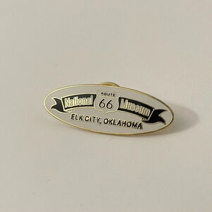 Vtg Route 66 National Museum Elk City Oklahoma Lapel Pin